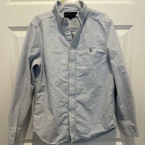 Ralph Lauren Blue Casual Button Down Shirt